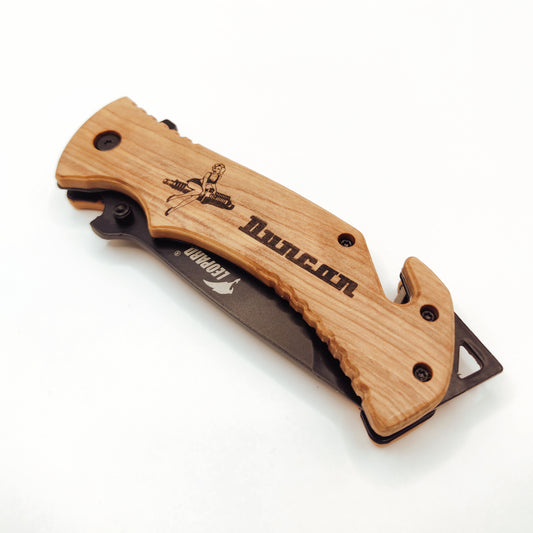 Couteau de sécurité personnalisé ( Couteau du pompier )