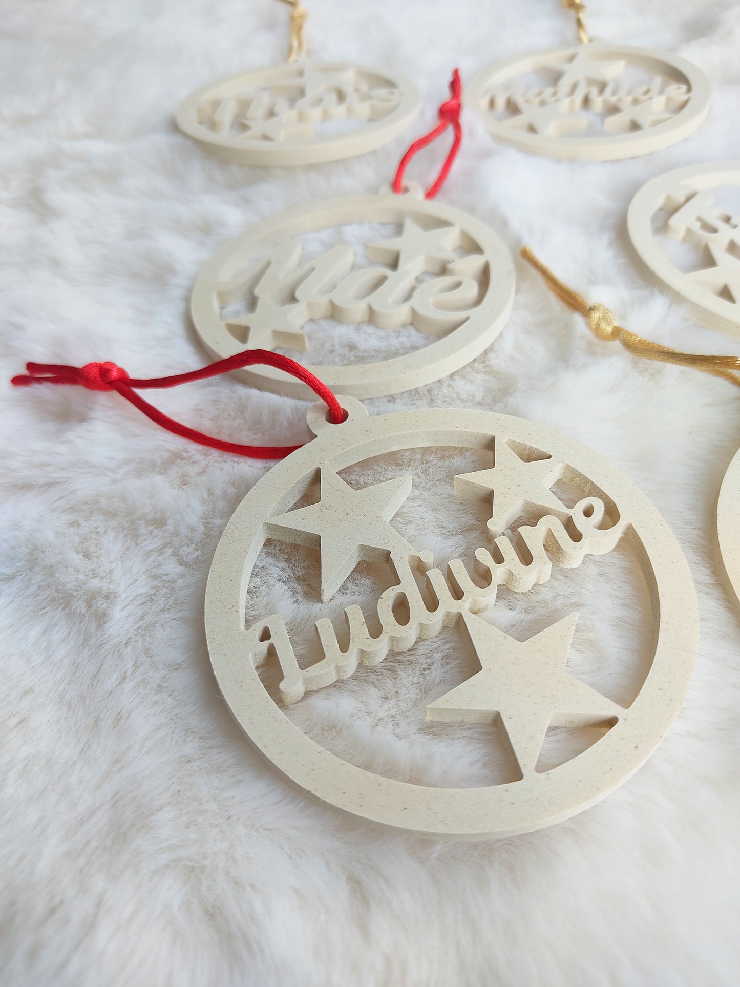 Boule de Noël personnalisée avec prénom