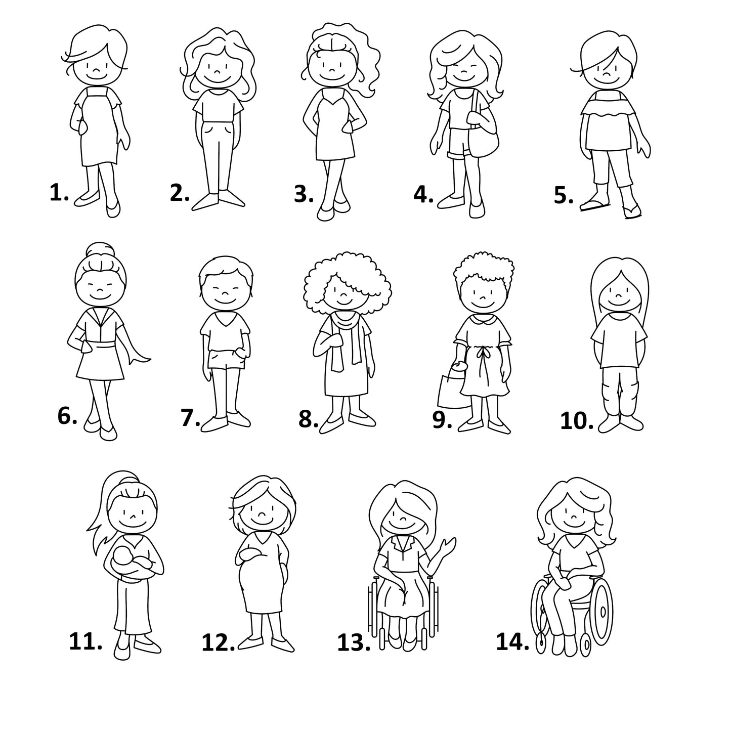 Porte clé famille personnalisé - L'Atelier du bois 88