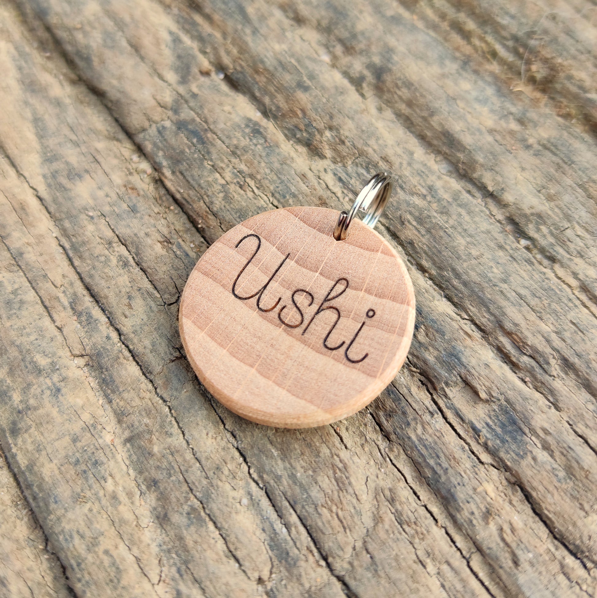 Médaille pour chat en bois massif - L'Atelier du bois 88