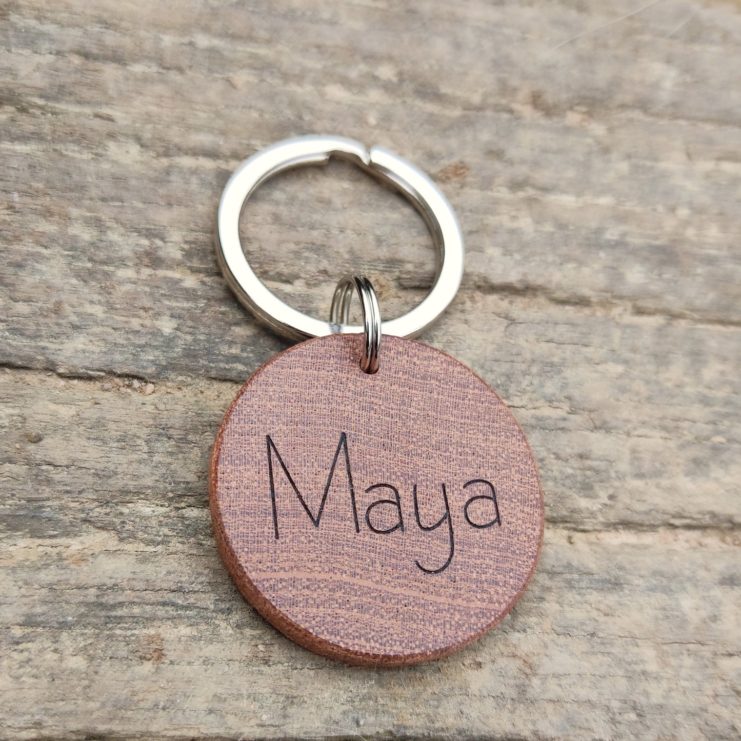 Médaille pour chat en bois massif - L'Atelier du bois 88