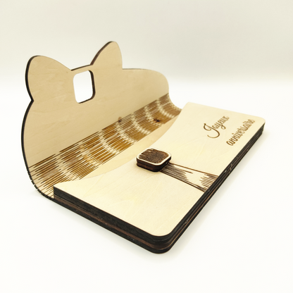 Enveloppe en bois personnalisée