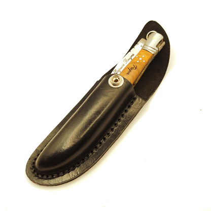 Couteau Laguiole Bougna en bois personnalisé et tire-bouchon