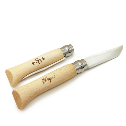 Couteau Opinel n° 8 personnalisé