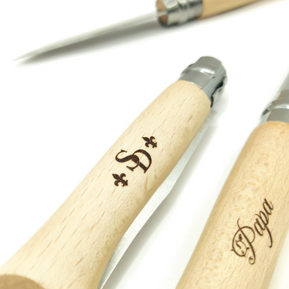 Couteau Opinel n° 8 personnalisé