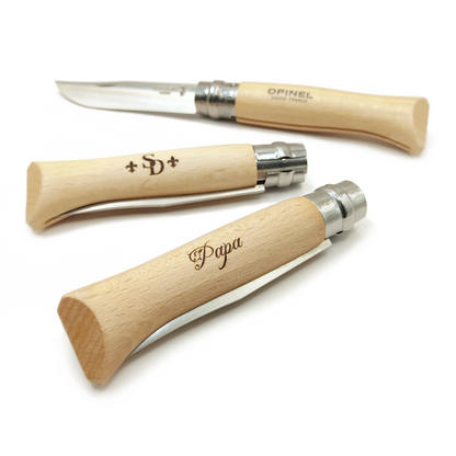 Couteau Opinel n° 8 personnalisé