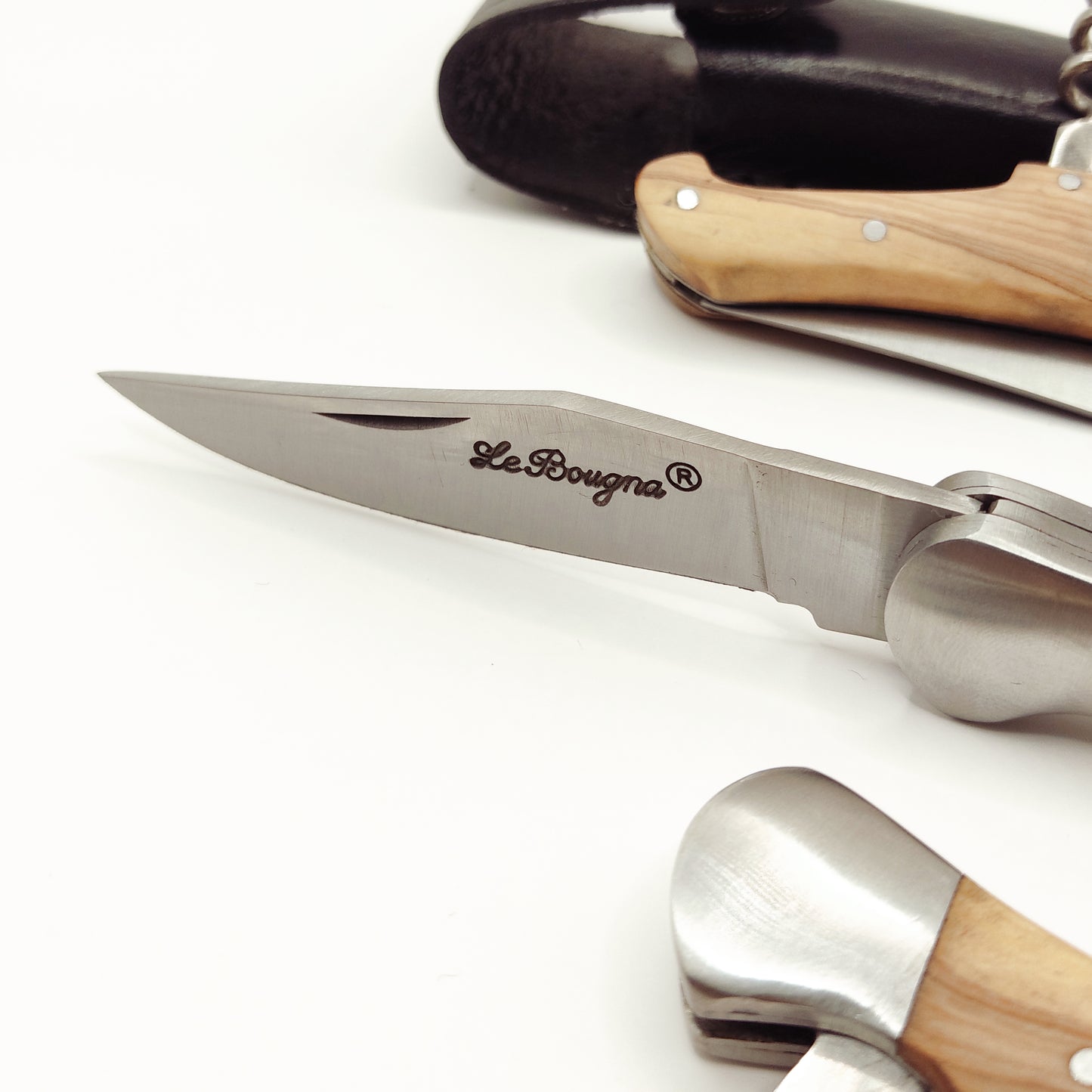 Couteau rustique en bois personnalisé et tire-bouchon