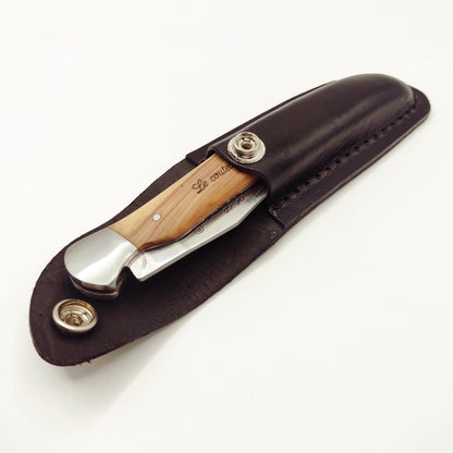 Couteau rustique en bois personnalisé et tire-bouchon