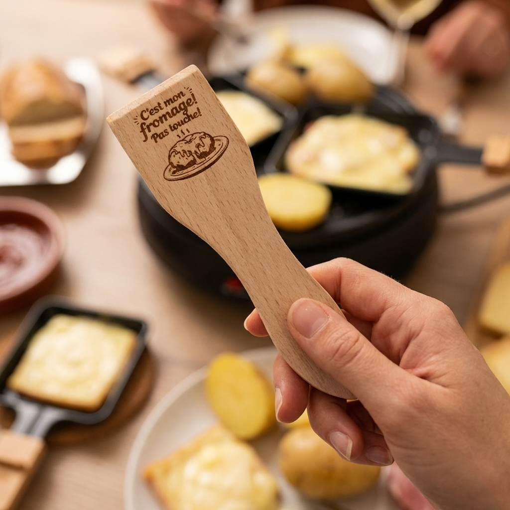 Spatule à raclette personnalisée