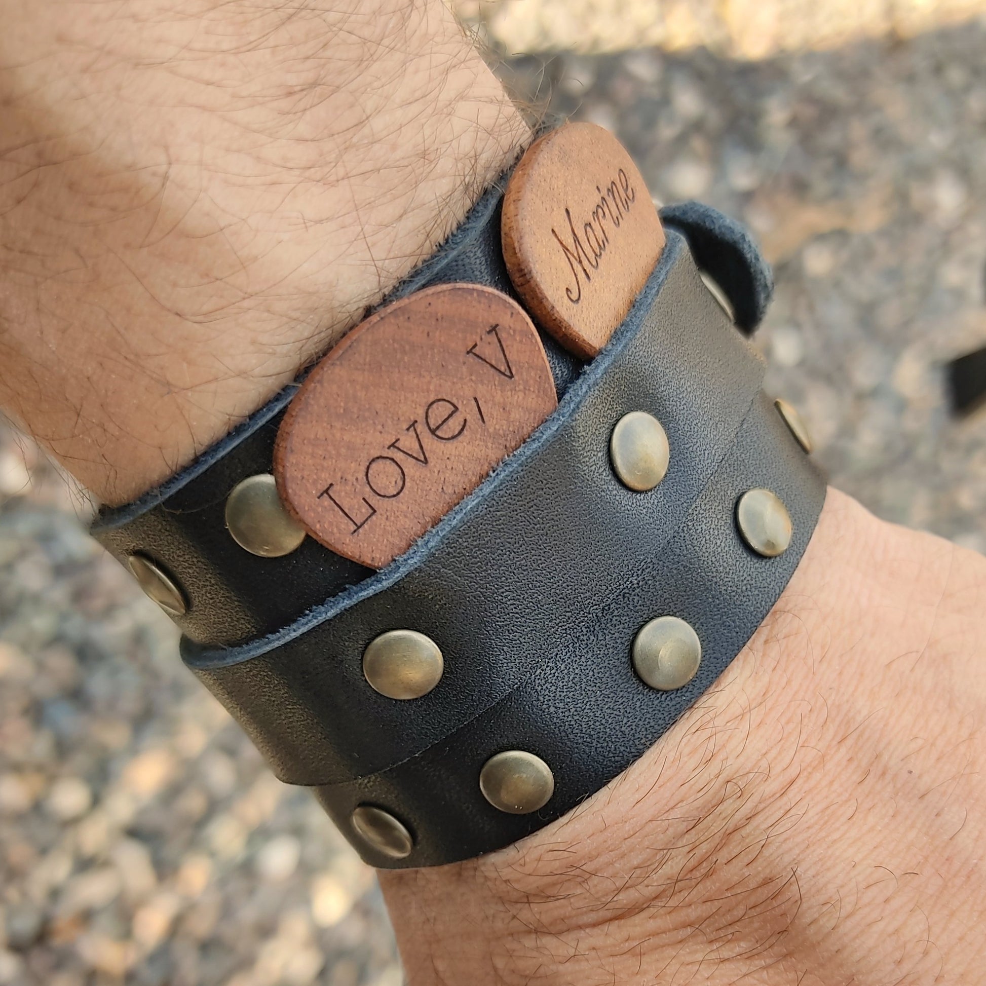 Bracelet de force porte médiators personnalisés