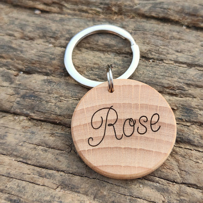 Médaille pour chien en bois massif - L'Atelier du bois 88